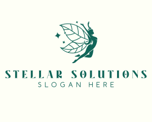 Leaf Beauty Fairy logo design