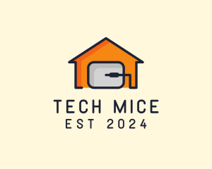 Home Computer Mouse logo design