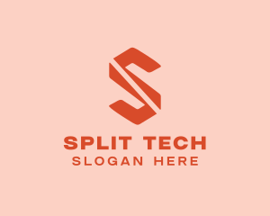 Split - Generic Business Letter S logo design