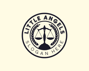 Judicial Attorney Lawyer logo design