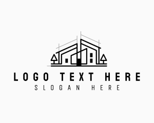 Structure - Architecture Residential Building logo design