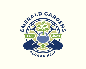 Leaf Plant Gardening logo design