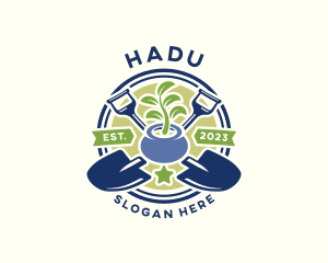 Horticulture - Leaf Plant Gardening logo design