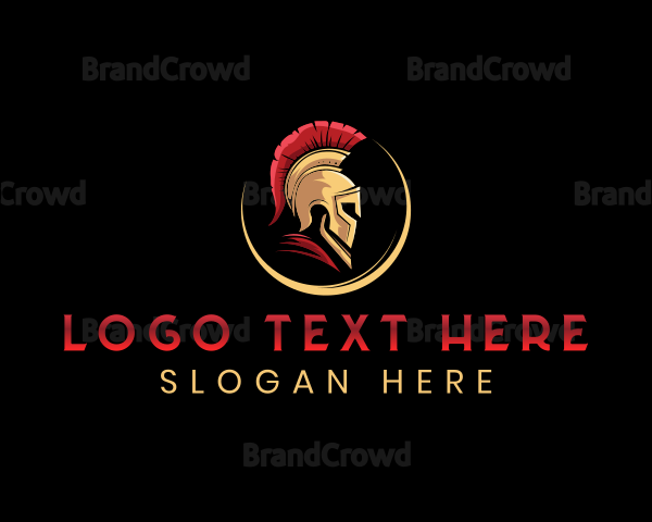 Spartan Warrior Helmet Logo