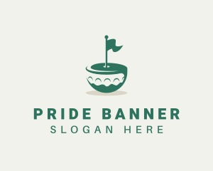 Flag - Flag Golf Course logo design