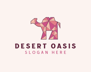 Camel - Camel Mosaic Animal logo design