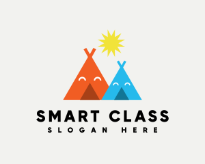 Classroom - Happy Tent Playhouse logo design