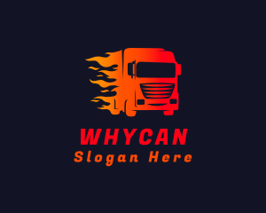 Cargo - Fast Fire Truck logo design