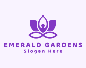 Wellness Yoga Spa logo design