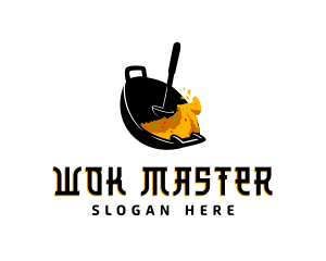 Wok - Fried Rice Wok logo design