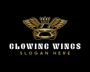 Car Wings Automotive logo design