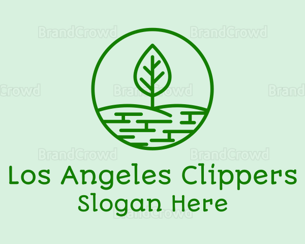 Green Park Tree Logo