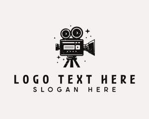 Director - Cinematographer Film Camera logo design