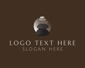 Rock - Peaceful Zen Stones logo design