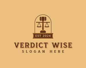 Judge - Judicial Gavel Judge logo design