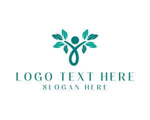 Tea - Wellness Tree Vegan logo design