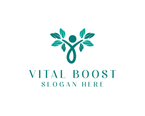Supplements - Wellness Tree Vegan logo design