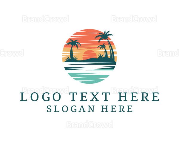 Tropical Island Getaway Logo