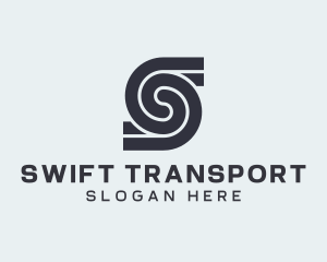 Highway Logistics Cargo Mover  logo design