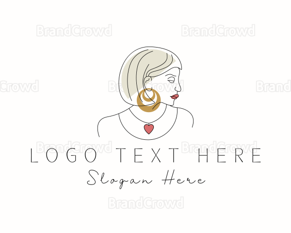 Woman Beauty Glam Logo