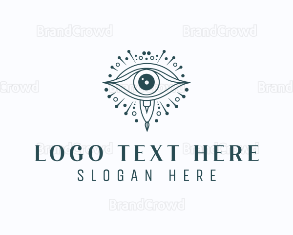 Astrology Spiritual Eye Logo