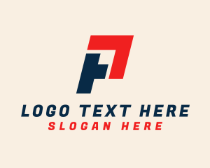 Trucking - Sports Racing Letter P logo design