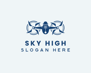 Flying Drone Videographer logo design