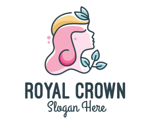 Princess - Natural Beauty Princess Queen logo design