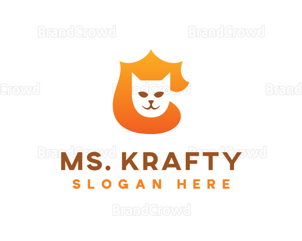 Feline Cat Shield Logo