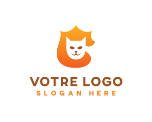 Safety - Feline Cat Shield logo design
