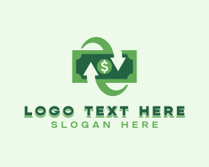 Paper Bill - Cash Money Exchange logo design