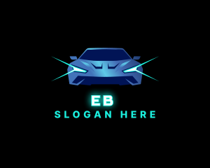 Detailing - Sports Car Vehicle Light logo design