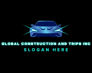 Vehicle - Sports Car Vehicle Light logo design