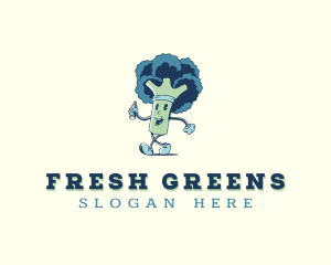 Salad - Vegetable Food Broccoli logo design