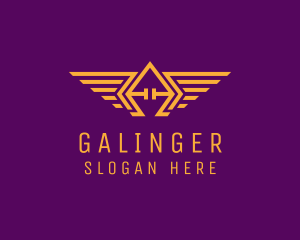 Golden Pilot Wings Logo