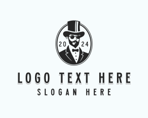 Fashion - Gentleman Hipster Stylist logo design