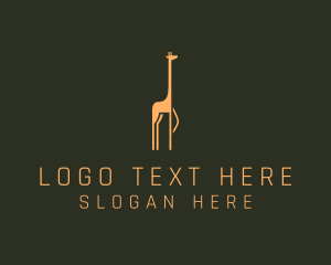 Giraffe - Giraffe Safari Sanctuary logo design