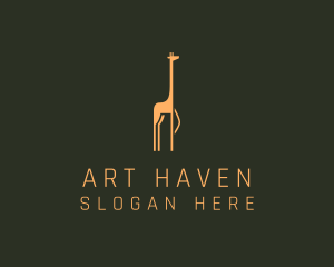 Giraffe Safari Sanctuary logo design