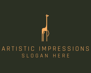 Giraffe Safari Sanctuary logo design