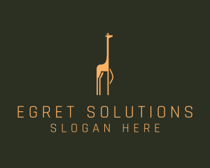 Giraffe Safari Sanctuary logo design