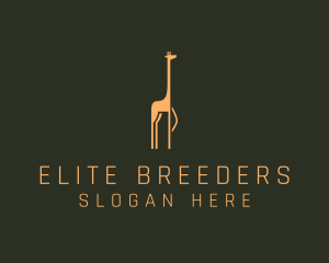 Giraffe Safari Sanctuary logo design