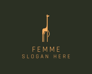 Giraffe Safari Sanctuary logo design