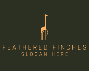 Giraffe Safari Sanctuary logo design