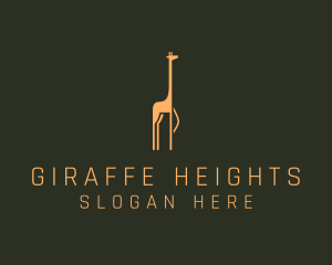 Giraffe Safari Sanctuary logo design
