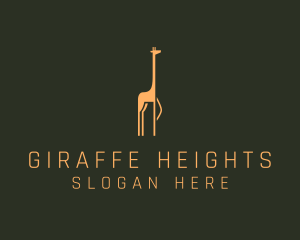 Giraffe - Giraffe Safari Sanctuary logo design