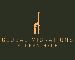 Giraffe Safari Sanctuary logo design