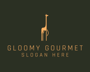 Giraffe Safari Sanctuary logo design