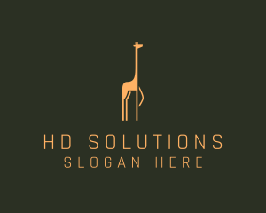 Giraffe Safari Sanctuary logo design