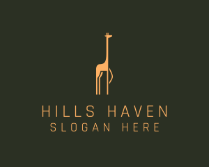 Giraffe Safari Sanctuary logo design