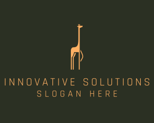 Giraffe Safari Sanctuary logo design